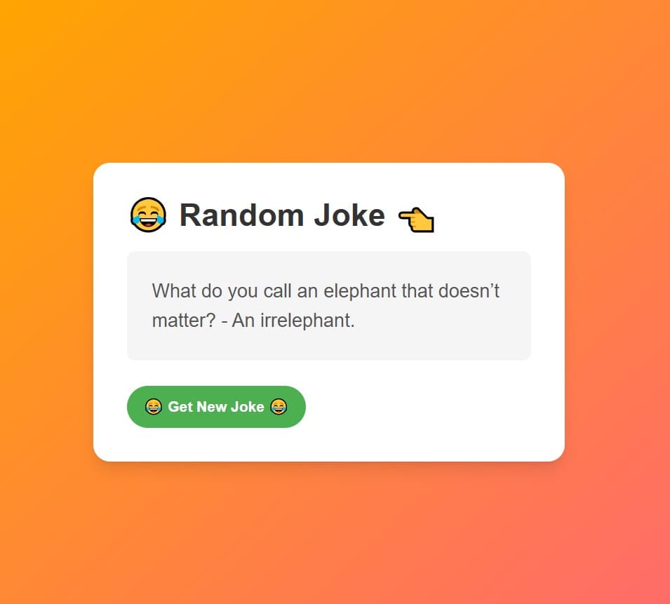 Random Joke App